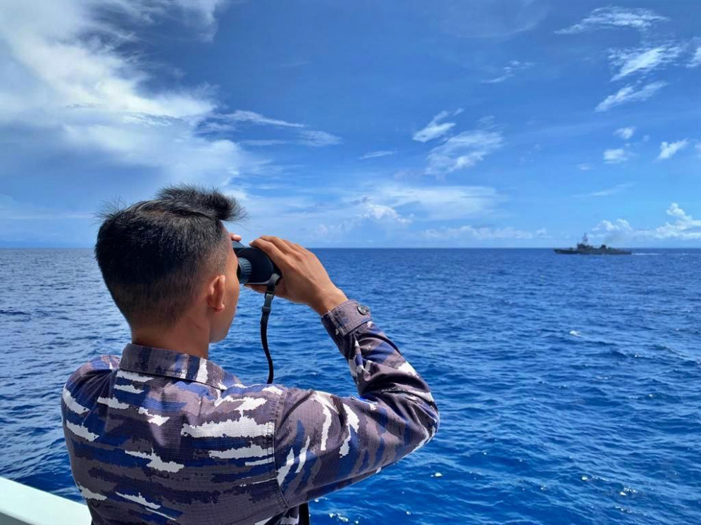 TNI AL dan Angkatan Laut Filipina   Patroli Perbatasan Maritim