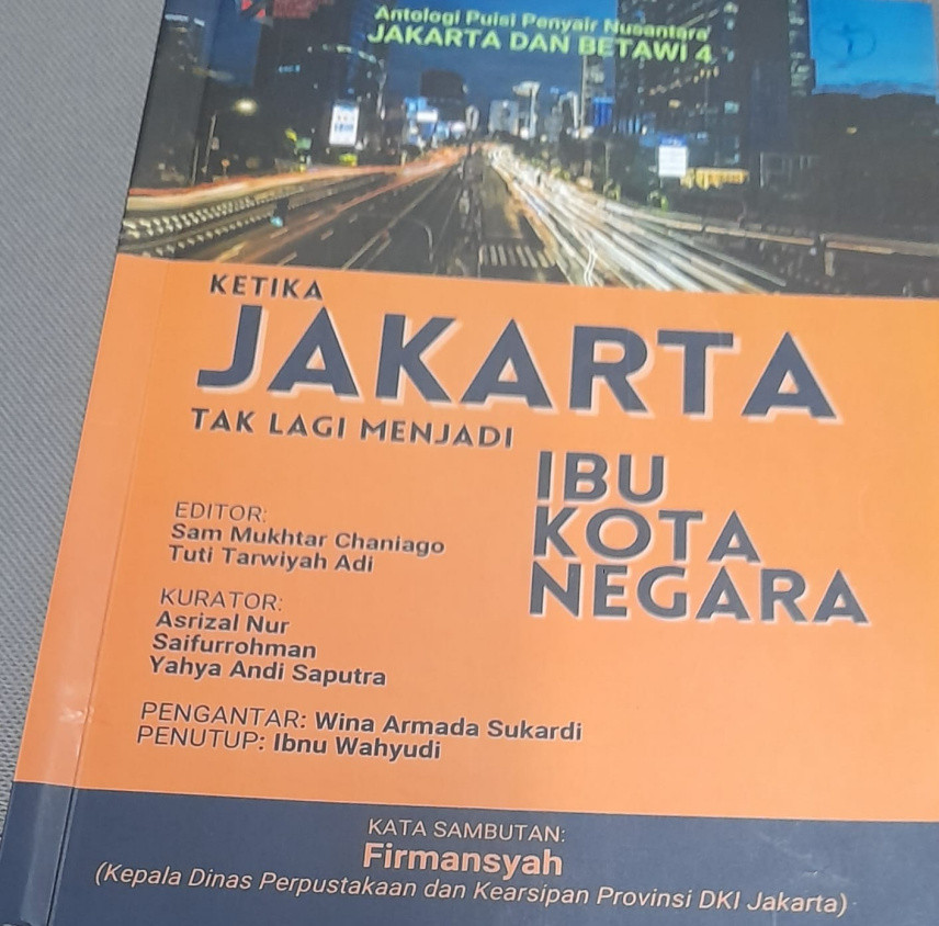 KLB Luncurkan Buku Antologi Penyair Nusantara, Jakarta, dan Betawi 4 : 