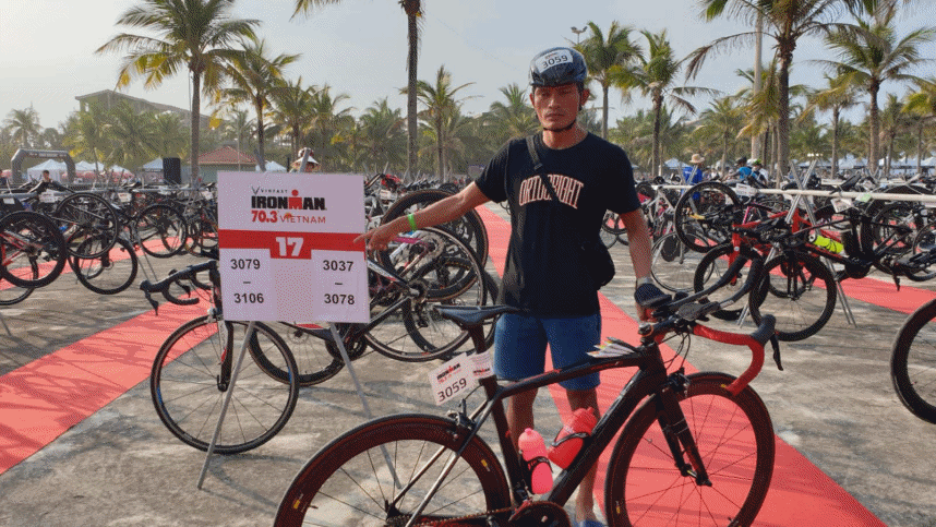 Top! Anggota Pasukan Katak Sabet Gelar Juara di Triathlon Iron Man Vietnam Diikuti 1000 Peserta