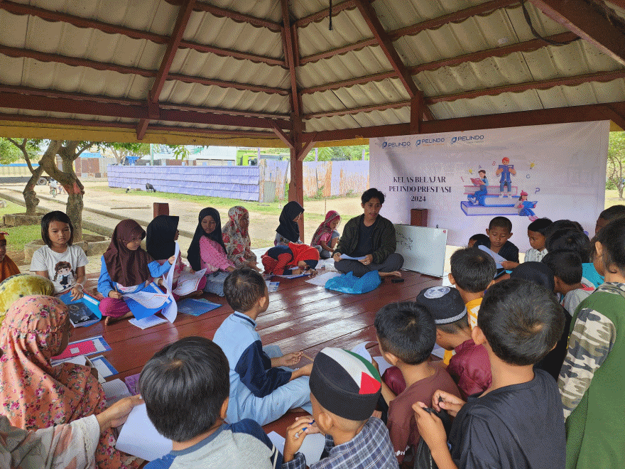 Rumah Belajar, Program Pelindo Grup Tingkatkan Pendidikan Anak SD di Kaluku Bodoa
