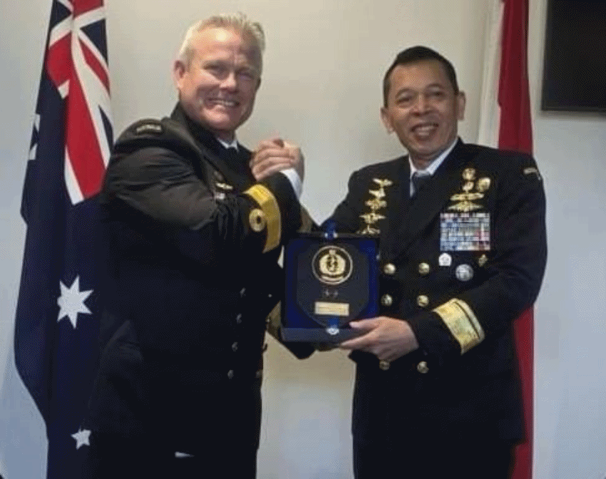 TNI AL dan Royal Australian Navy Bahas Kerja Sama Latihan Tempur dan Pendidikan