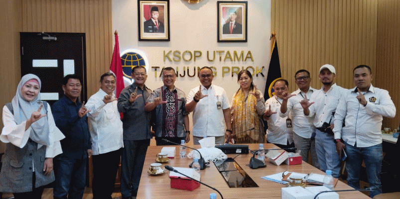 Diskusi Bareng Pengurus PWI Jaya, Kepala KSOP Tanjung Priok: Kita Kuatkan Kemitraan