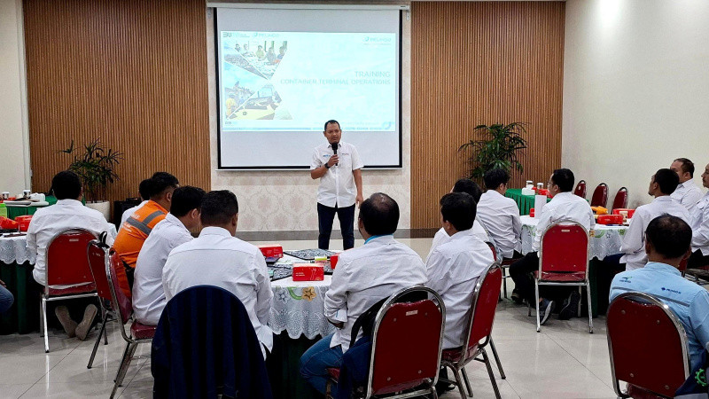 Langkah TTL Bersaing di Tingkat Global,  SDM Dididik Pelatihan Container Termina Operation