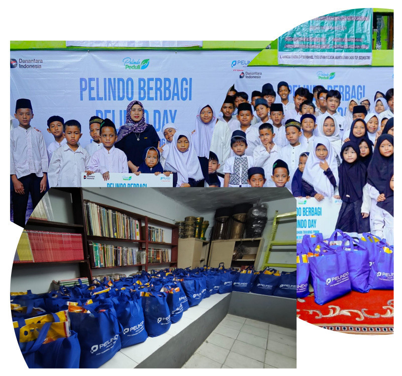 Sambut Pelindo Day 2025 PTP Nonpetikemas Bagikan 100 Paket Sembako ke Yatim Piatu Sekitar Pelabuhan