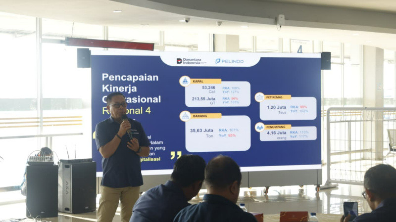 Pelindo Regional 4 Catat Kinerja Positif Semester I 2025, Penumpang Naik 17%