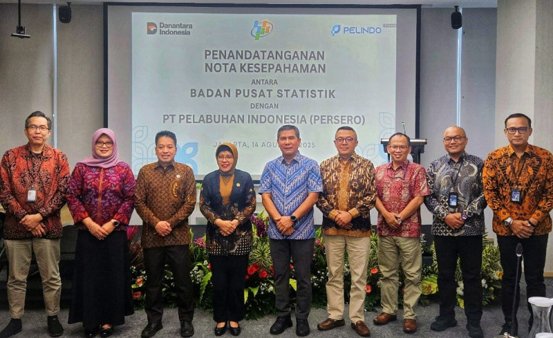 MOU Pelindo dan BPS Tingkatkan Kualitas Data Statistik Jasa Kepelabuhanan