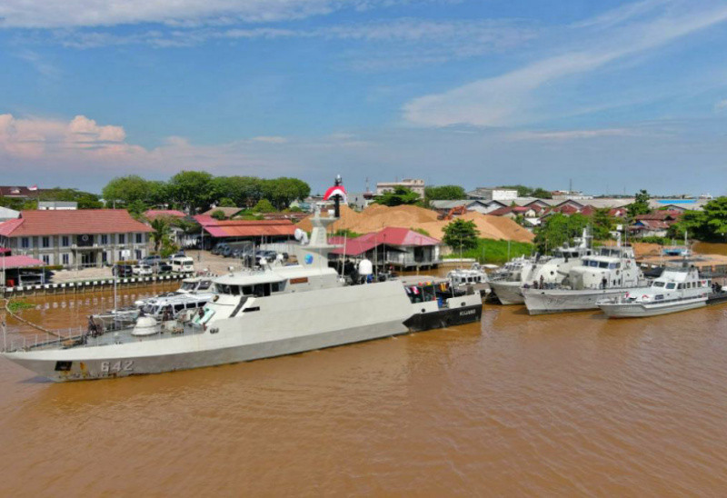 Ekspedisi Rupiah Berdaulat 2025 Tuntas, KRI Kujang-642 Tiba di Satrol Kodaeral XII