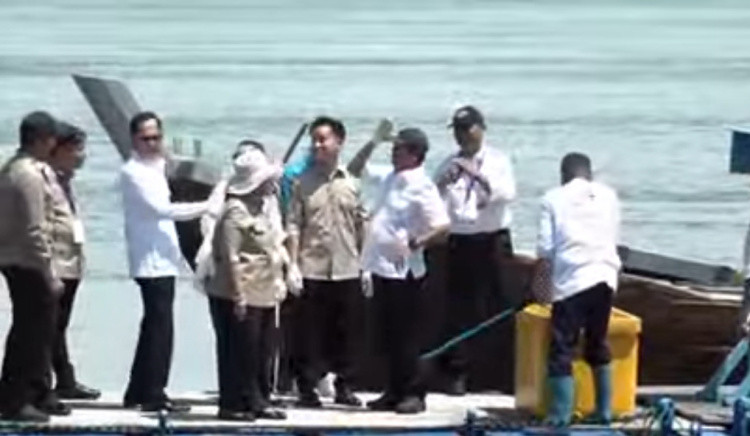 KKP Panen 1,7 Ton Lobster di Batam, Dihadiri Wapres Gibran dan Ketua Komisi IV DPR Titiek Soeharto