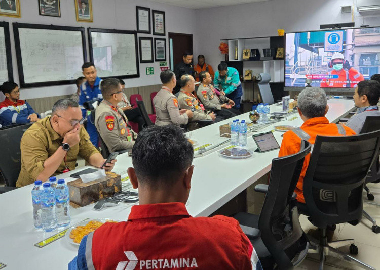 Cek Sistem Keamanan Objek Vital, Dirpamobvit Baharkam Polri Tinjau Pertamina CPP Senoro