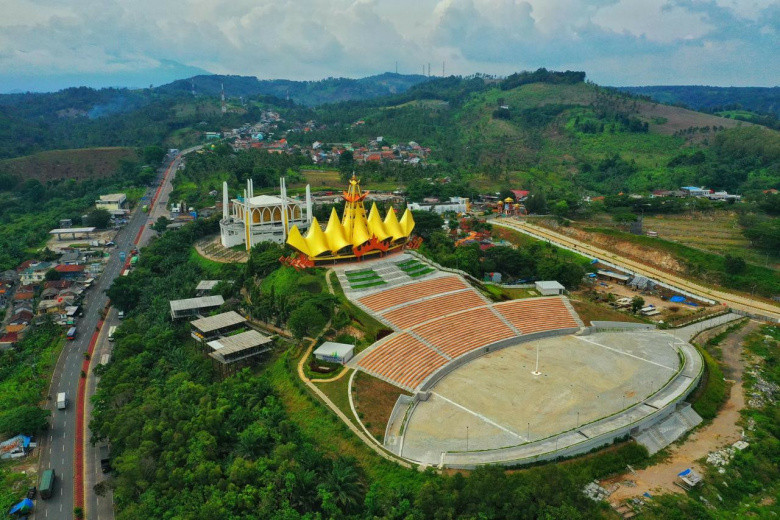Amphitheater Megah di Siger Park Bakauheni Harbour City, ASDP Perkuat Ekonomi Daerah