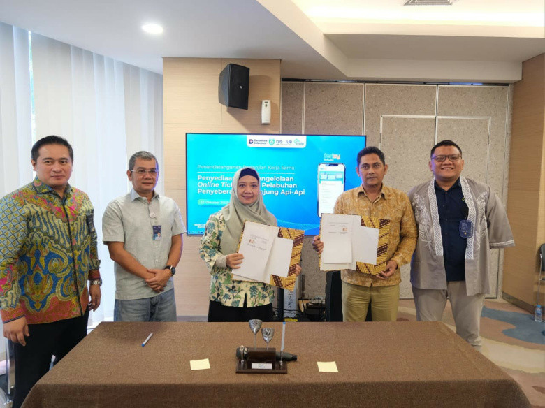 Perkuat Digitalisasi Ferizy di Pelabuhan Tanjung Api-Api, ASDP Gandeng Dishub Sumsel