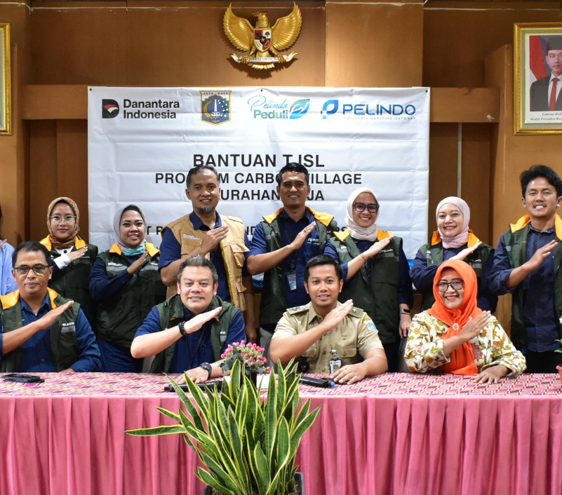 Pelindo Regional 2 Tanjung Priok Dukung Program Carbon Village Kelurahan Koja