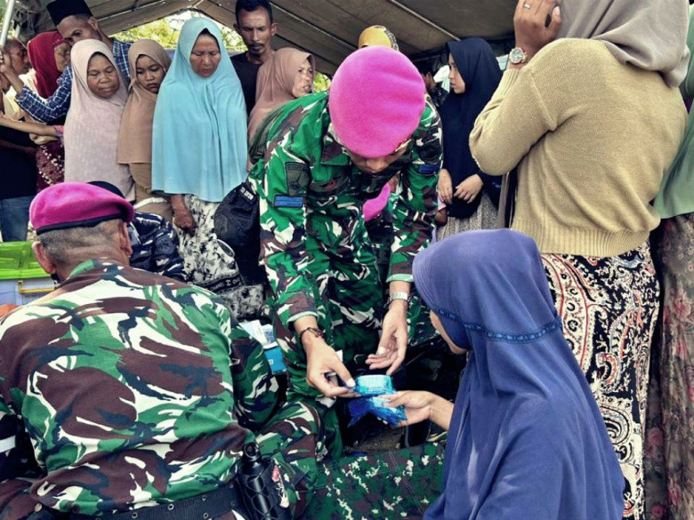 Alhamdulillah... Rumah Sakit Lapangan Marinir TNI AL Jadi Tumpuan Kesehatan Warga Aceh