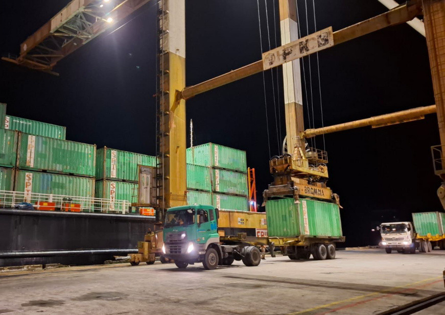 Aksi Aspirasi TKBM, Terminal Peti Kemas Bagendang Dipastikan Berjalan Normal