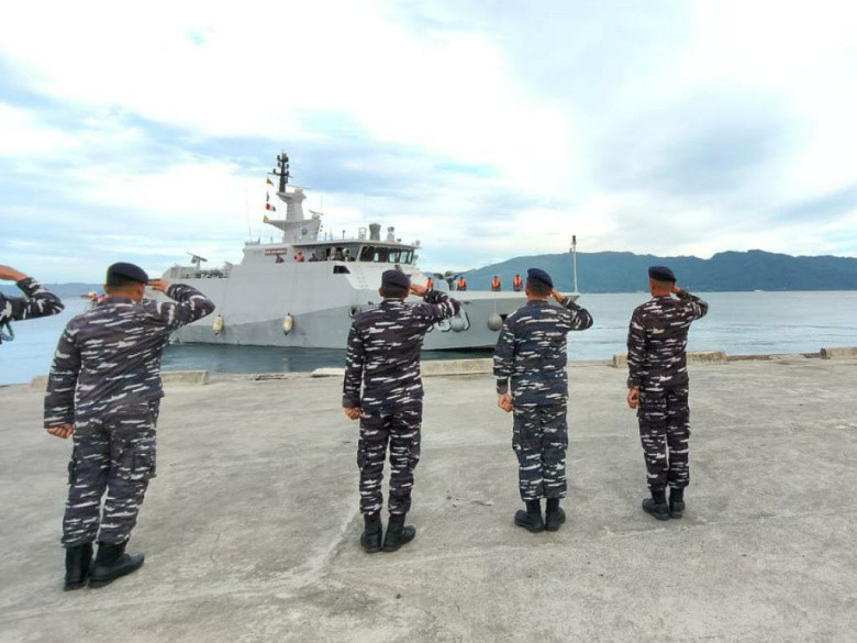 Dua Kapal Perang TNI AL Perkuat Keamanan Laut Timur Indonesia