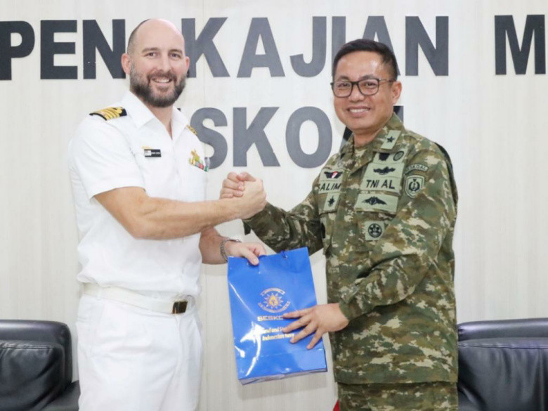 Seskoal Terima Kunjungan Kehormatan Head of Sea Power Center Australia