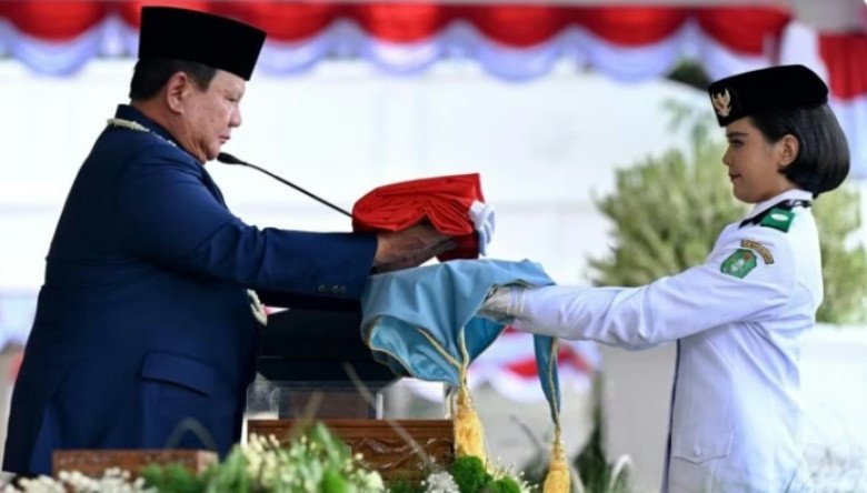Presiden Prabowo Pimpin Upacara Detik-Detik Proklamasi di Istana Merdeka