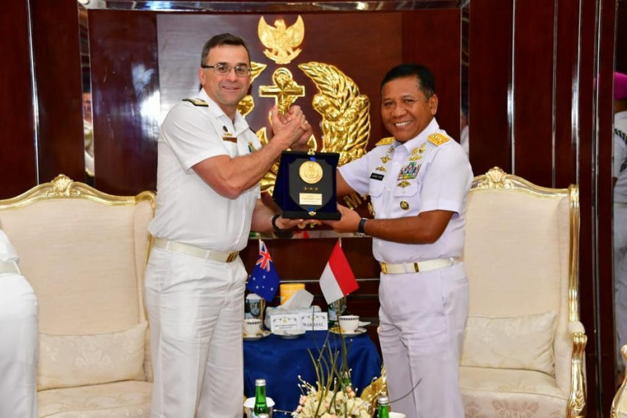 Wakasal Australia Kunjungi Mabes TNI AL, Ini Yang Dibahas