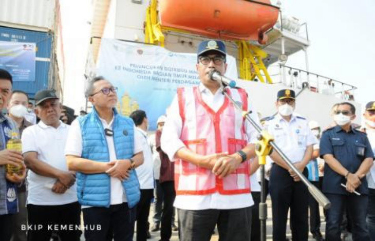 Gerai Maritim, Kapal Tol Laut Angkut   Minyak Goreng ke Indonesia Timur 
