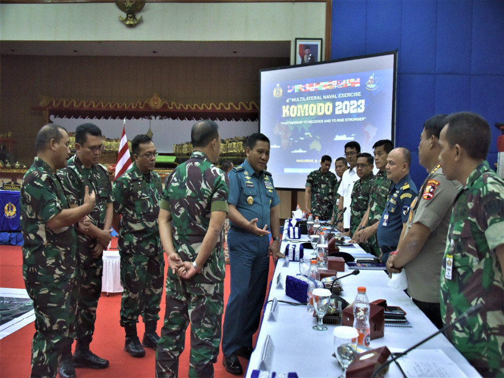 Jelang Latihan Multilateral, TNI AL Menggelar Tactical Floor Game MNEK 2023